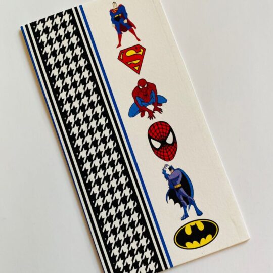 Superhero & Houndstooth Kids Cash Envelopes