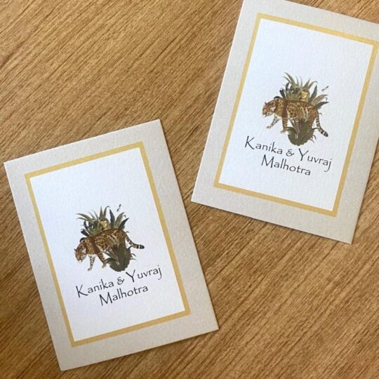 Safari Leopard Flat Gift Cards